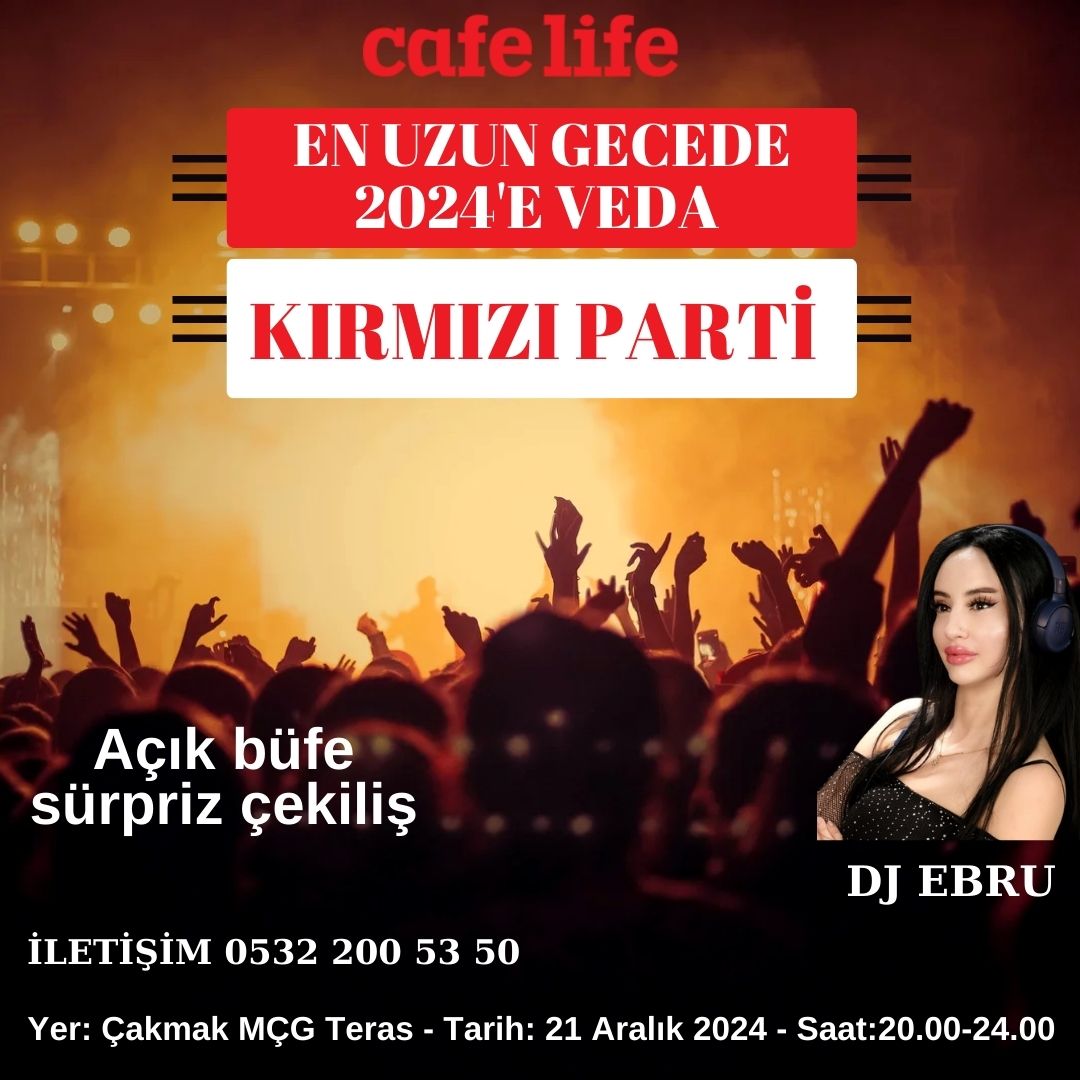 Cafelife 2024’e Veda KadınlaraÖzel Kırmızı Parti